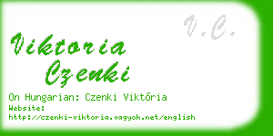 viktoria czenki business card